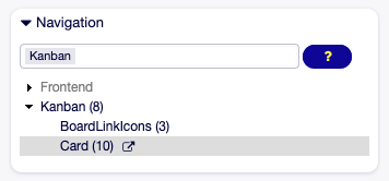Navigation — Kanban -> Card
